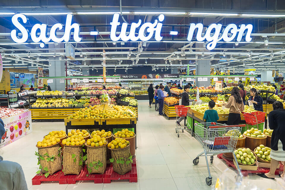 Quầy Inox siêu thị